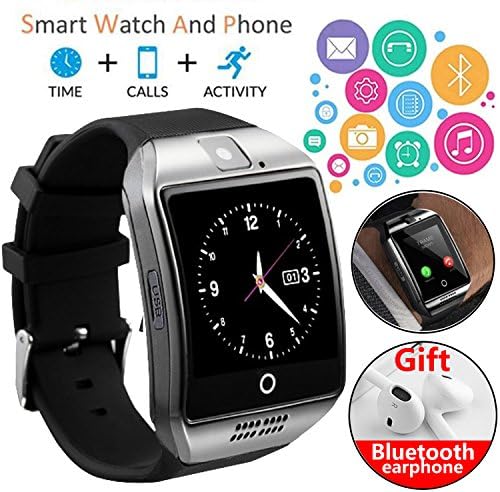 2019 New design Bluetooth Smart Watch with Touch Screen Smart Wrist Watch Smartwatch Phone with SIM Card Slot Camera Pedometer Sport Tracker for IOS iPhone Android Samsung for Men Women Child