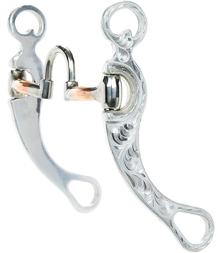 Embout De Bride Western Pelham Pour Cheval - Never Rust - Nickel