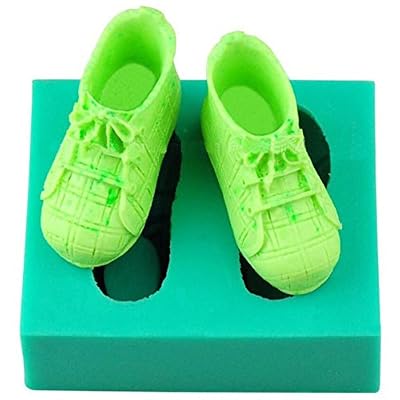 3D Silicone Baby Shoes Cake Mold Fondant Soap Mould