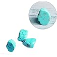 Wixine 3Pcs 20-35mm Natural Tumbled Stone Turquoise Crystal Healing Reiki Mineral