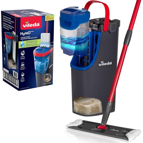Vileda H2PrO Bodenwischer, Mikrofaser, Frisch- und Schmutzwassertrennung