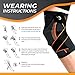 Kamileo Knee Brace, Knee Sleeve with Support Straps for Joint Pain Arthritis Relief (Single)