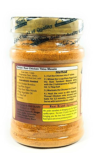 Rani Tikka Masala Indian 10-Spice Blend 3oz (85g) ~ Natural, Salt-Free | Vegan | No Colors | Gluten Free Ingredients | NON-GMO - Thumbnail 2