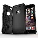 Apple iPhone 6 Case Black, Primed4U Slim Tough Series Best iPhone 6 Cases and Accessories, Shockproof LIFETIME Guarantee [Space Metal Black]