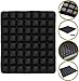 SUNFICON Air Cushion Inflatable Chair Air Seat Cushion Car Portable Breathable Comfort Cushion Office Wheelchair Pad Orthopedics Pain Pressure Relief Cushion Camping Seat Mat 18 x 16 x1 in Black