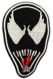 VENOM Patch - SPIDERMAN - Superhero Comics Logos Character Theme Series 2018 New Marvel Movies Embroidered Sew/Iron on Badge DIY Appliques