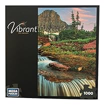 Vibrant Puzzle Glacier Cascades by Vibrant