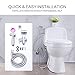 Stainless Steel Handheld Bidet Sprayer for Toilet, Cloth Diaper, Pet Shower, Personal Hygiene