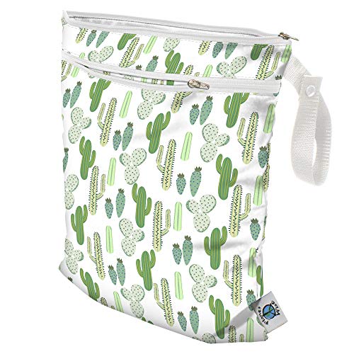 Planet Wise Wet/Dry Bag, Prickly Cactus, Made in The USA