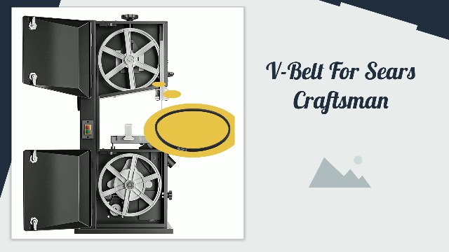 V-Belt For Sears Craftsman 10" Contractor Belt Drive Table Saw photo 10