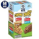 Quaker Chewy Dipps & Granola Bars, Variety Pack, 58 Bars