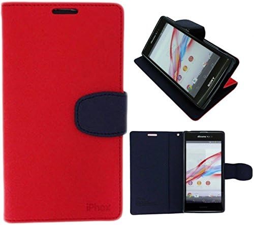 Amazon Co Jp Xperia Z1 So 01f Sol23 2トーン手帳型ケース Xperia Z1 So 01f Sol23 エクスペリア ケース カバー 赤 紺 服 ファッション小物