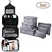 MONSTINA Travel Toiletry Bag and Storage Organizer Bag for Travel Packing Pouches