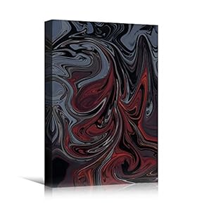 signwin Canvas Wall Art Liquid Abstract Colorful Decorative...