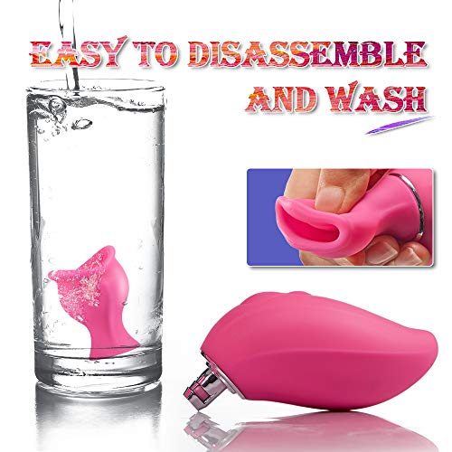 Powerful Sucking Vibrator for Clitoral and Nipple Stimulation, Oral Sex Toy with 8 Sucking Intensities, Fondlove Mini Clit Sucker Rechargeable Waterproof Portable Adult Sex Toy for Couple