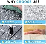 Art3d 30 Pcs 3D Grey Brick Wallpaper Peel and Stick Panels 43.5 Sq Ft view 3