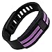WITHit Designer Sleeve Compatible with Fitbit Charge/Fitbit Charge HR - Band Cover - Stripe (Plum)