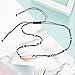 Hongxin Beach Necklace, Boho Silver Shell Necklace Jewelry Women Choker Necklace Collier Beach Sea Maxi Necklace Rope Chain For Women Girl Gift Bohemian Ankle Bracel (A)