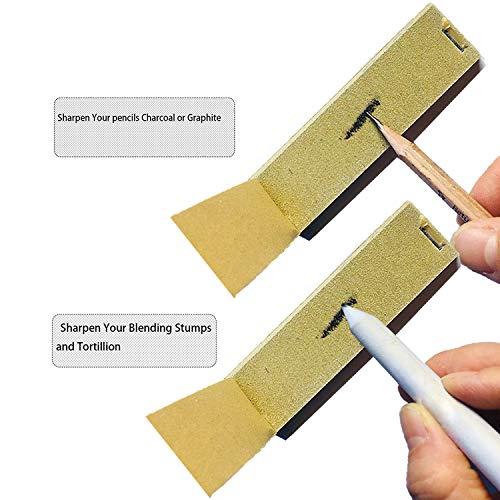 17 Pieces Artist Blending Stumps and Tortillion Blenders + 2 Pieces