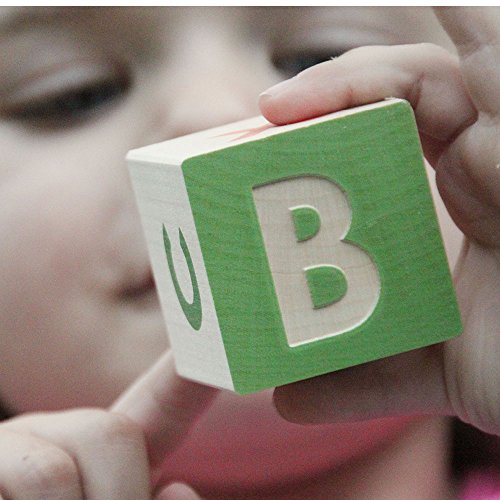 Uncle Goose Upper and Lowercase ABC Blocks - Made in USA