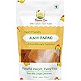 Dawn Lee Aam Papad Saffron Enrich Mango Thin Papad Slices 100 Gram | No Preservatives | No Artificial Colour | No Refined Sugar| 100% Natural Pulp Fast Food Items -Vrat Snacks