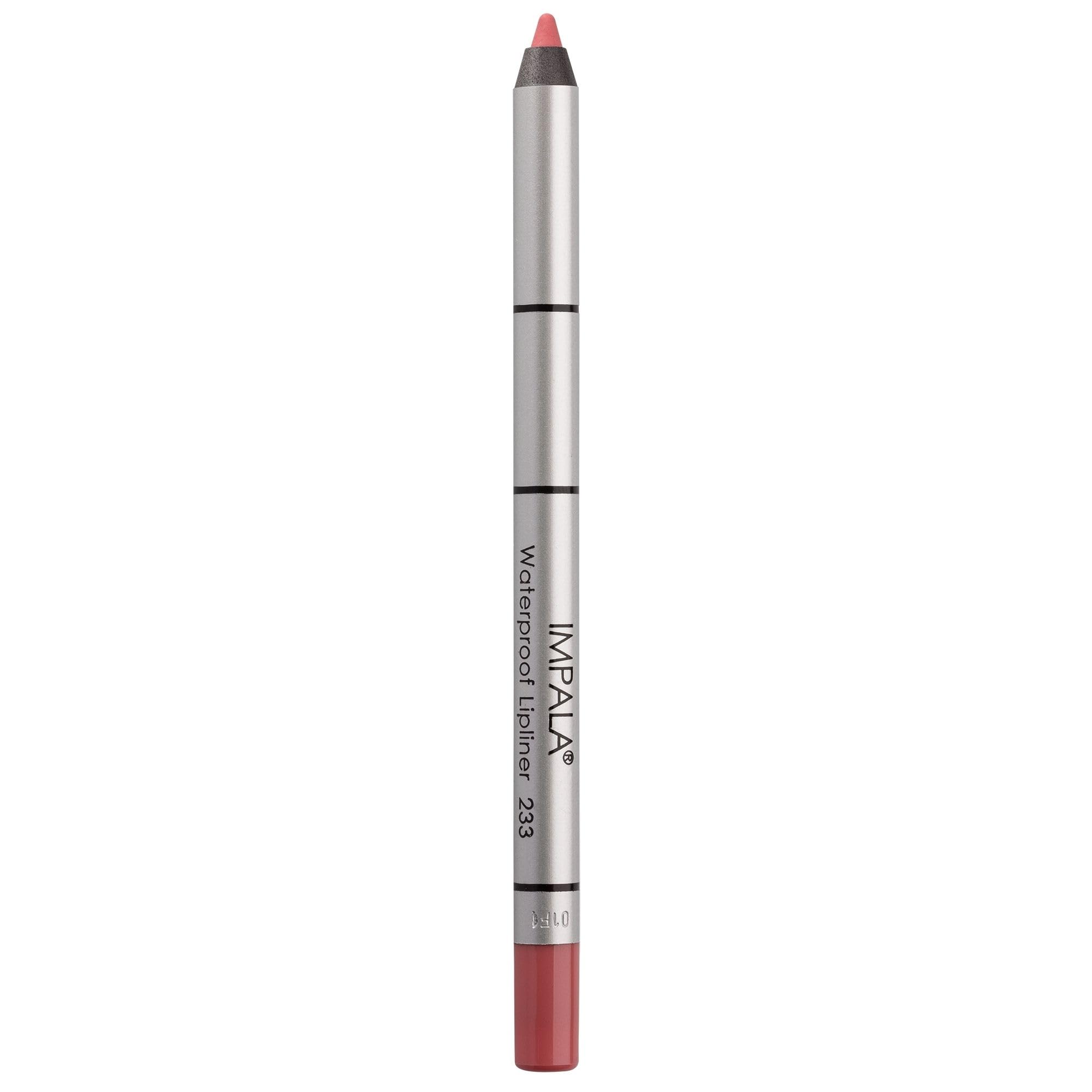 IMPALA | Creamy Waterproof Lip Pencil Matte Salmon Color 233 | Permanent Lip Liner | Waterproof Lip Pencil | Long-lasting Lip Liner | Volumizing Effect