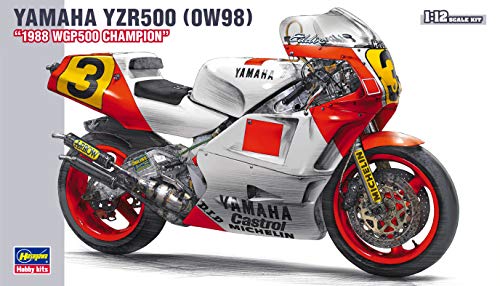 Hasegawa Yamaha YZR500 (0W98) 1988 WGP500 Champion, 1/12 Scale Motorcycle Series Plastic Model Kit/Item # 21503
