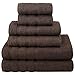 American Soft Linen, Oversized Bath Sheet, 35 in 70 in 100% Ringspun Cotton Bath Towel Sheets for Bathroom, Soft Absorbent Large Towels, Brown