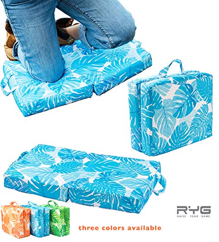 Raise Your Game Kneeling Pad, Knee Protector Cushion Pillow for Garden Work, Large Thick Kneeler Foam Support for Gardening, Household and Outdoor Chores, Exercise, Etc (Blue)