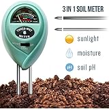 7Pros 3 in 1 Soil Tester Moisture Meter, Light and PH acidity Tester, Plant Care Tester for Garden, Farm, Lawn, Indoor &amp; Outdoor (No Battery needed) Easy Read Indicator
