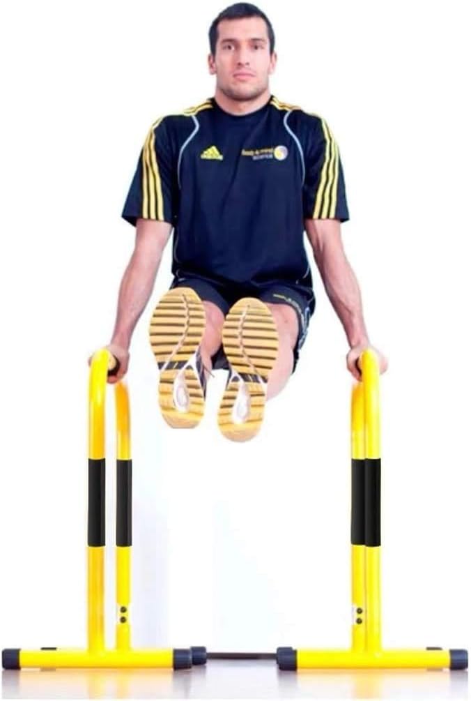 GOHHK Pull Up Bars 2 Sets Dip Bar Stand Strength Training Power Tower Fitness Equipment Perfect for Fitness at Home Indoor 330 LB Weight Capacity