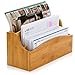 Bamboo 3-Slot Mail Organizer Mail Sorter by Intriom Bamboo Collection