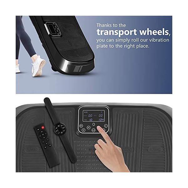 bigzzia-3D-Vibration-Plate-Exercise-Machine-Oscillation-Linear-3D-Vibration-Platform-Whole-Body-Workout-Equipment-for-Home-Weight-Loss-Toning-Wellness bigzzia Vibration Plate Exercise Machine - Oscillation, Linear, Vibration Platform | Whole Body Workout Equipment for…