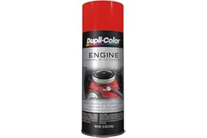 Dupli-Color DE1620 Engine Enamel Spray Paint with Ceramic - Chevrolet Orange - 12 oz Aerosol Can