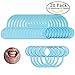 ESport 20 Pack (15 Medium + 5 Small) C-Shape BlueTeeth Whitening Cheek Retractor/Mouth Opener, Intraoral Cheek Lip Retractors for Watch Ya Mouth, Speak Out & Mouth Guard Challenge Game
