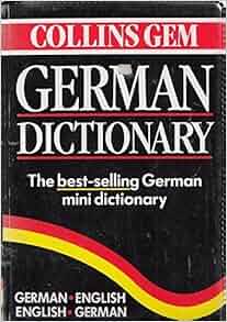 Collins Gem German Dictionary German English English