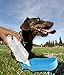 FAB FUR GEAR ® Drink Doggie Dog Water Bottle for Travel | Bundled Waste Bags | Portable | Collapsible Gift for Dogs| Holds 16.9oz of Water