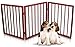 Kleeger Freestanding Folding Indoor Safety Wooden Pet Gate For Home Or Office. No Tools Required, Easy To Set Up