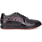 FRANCO CUADRA Tenis Hombre Casual Piel de Avestruz y Res Color Negro :  Amazon.com.mx: Ropa, Zapatos y Accesorios