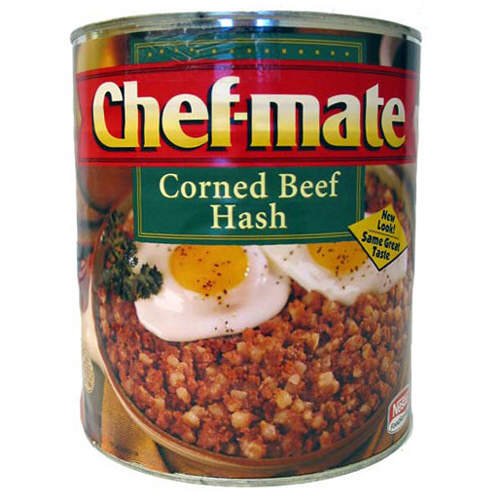 Chef-mate Corned Beef Hash - #10 can - CASE PACK OF 4