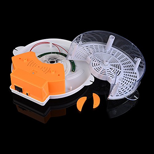 Botrong Autumatic Electric Purple Light Fly Trap USB Recharge Device with Trapping Food (Orange)