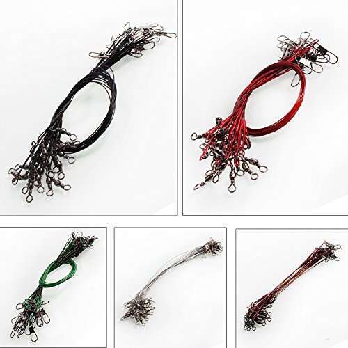 Sougayilang 100 Pcs Pack Fishing Lure Line Trace Wire Leader | Desertcart  Brunei