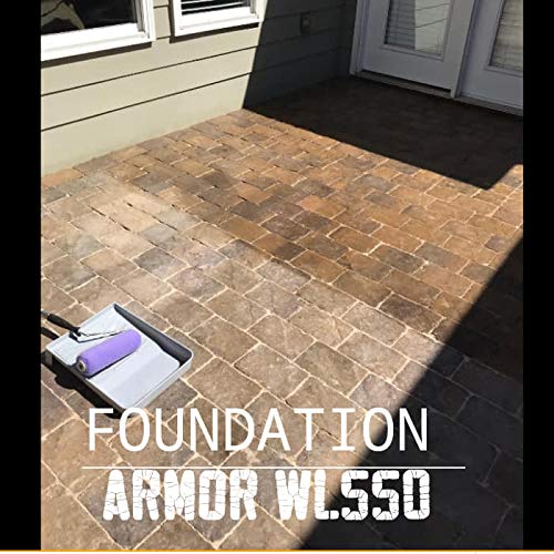 Armor WL550 1 GAL Matte Wet Look Sealer for Concrete, Brick, Pavers, and Stone