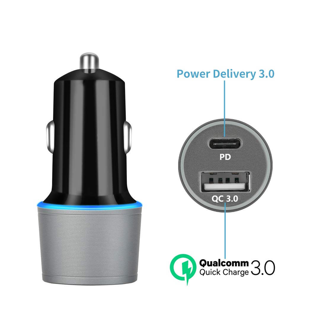 Compatible Google Pixel 3 XL/3/2/2 XL/XL/C 18W Power Delivery and Quick