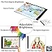 [3 in 1] Light Box for Tracing with Detachable Stand & Clips, Light up Tracing Pad for Diamond Painting, Water Color Paper, Slim Fabric