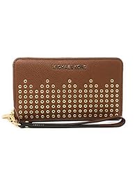 Michael Kors Hayes LG Flap Funda para teléfono multifunción Funda de cuero para billetera (Equipaje)