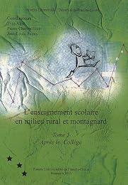 L' enseignement scolaire en milieu rural et montagnard