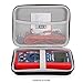 USA GEAR Multimeter Case - Voltage Tester Case Compatible with Astro AI Multi Meter, Klein Tools Multimeter Tester, Fluke Multimeter, and More Electrical Tester - Water & Scratch Resistant (Black)