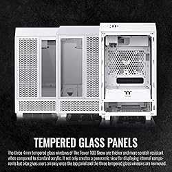 Thermaltake Tower 100 Snow Edition Tempered Glass