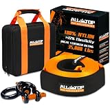 Amazon.com: ALL-TOP Heavy Duty Tow Strap Recovery Kit: 3  Heavy Duty Tow Strap Recovery Kit 3 inch x 20ft 35,000lbs 100% Nylon Storage Bag display picture 1